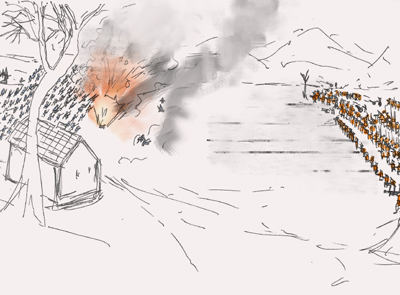 The Battle of Culloden 16th April 1746 - the last major battle fought on British soil.