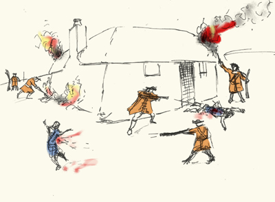 The Butcher Cumberland allowed the most dreadful atrocities.