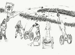 James II is killed by a wedge blown out of his own cannon