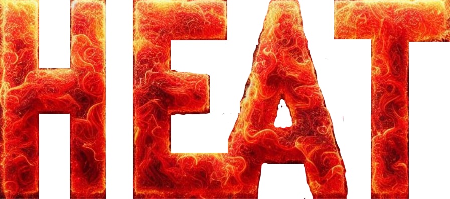HEAT individual letters