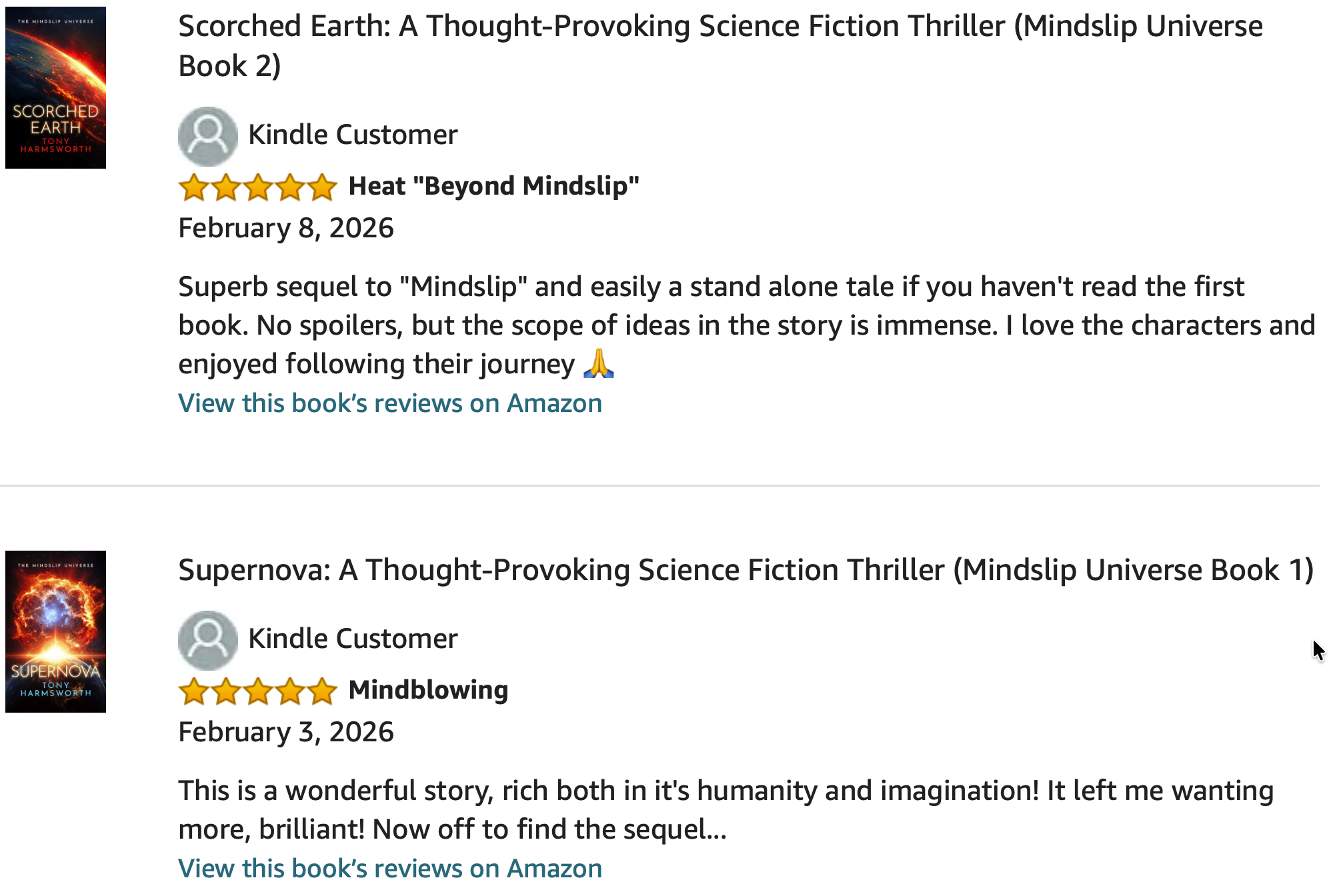 Supernova and Scorched Earth reviews