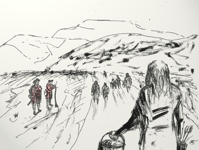 The long walk to Fort William with all your worldly possession.
